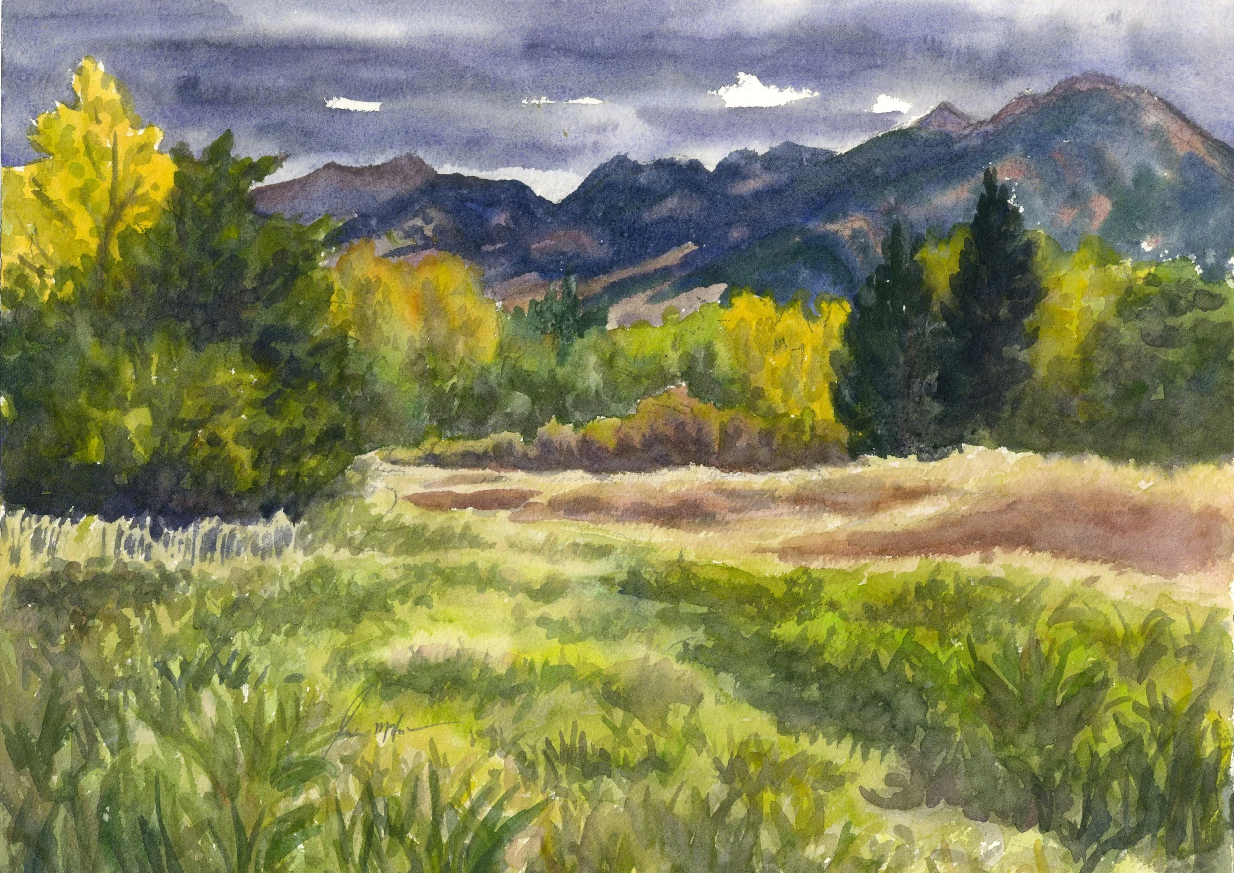 Bridger Mountains
12"x16"