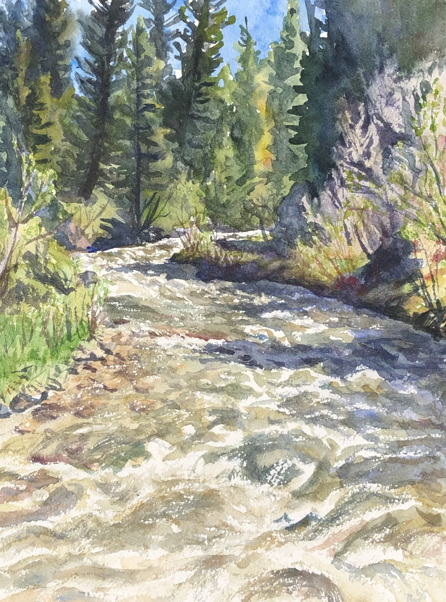 Creek in Early Summer
9"x12"
(Sold)