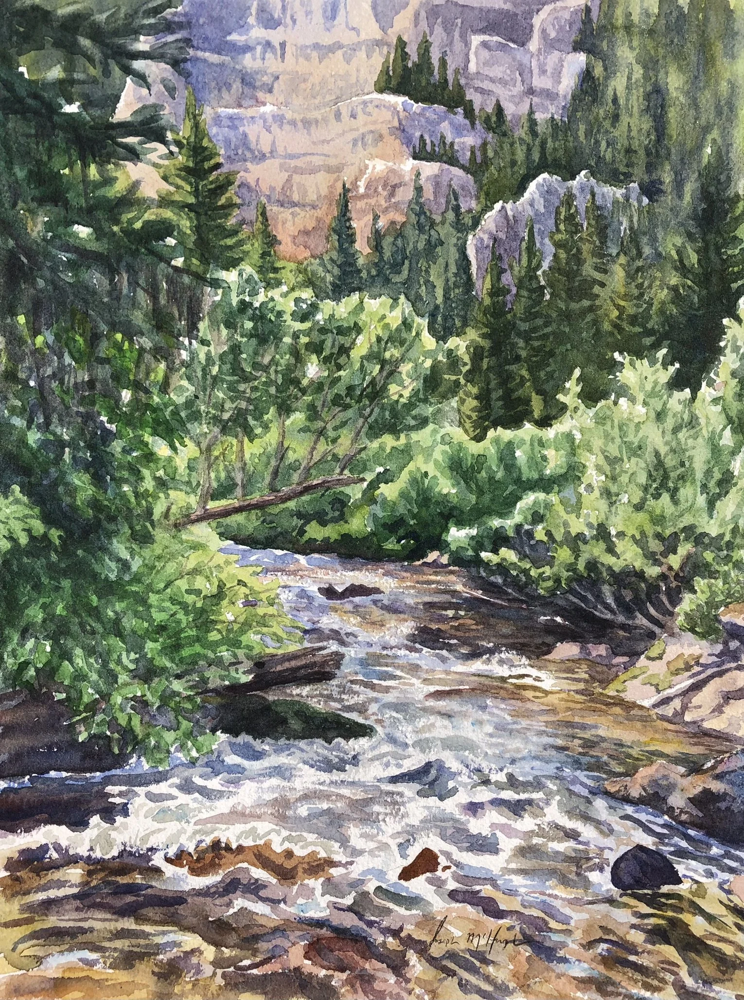 Stormcastle Creek
9"x12"