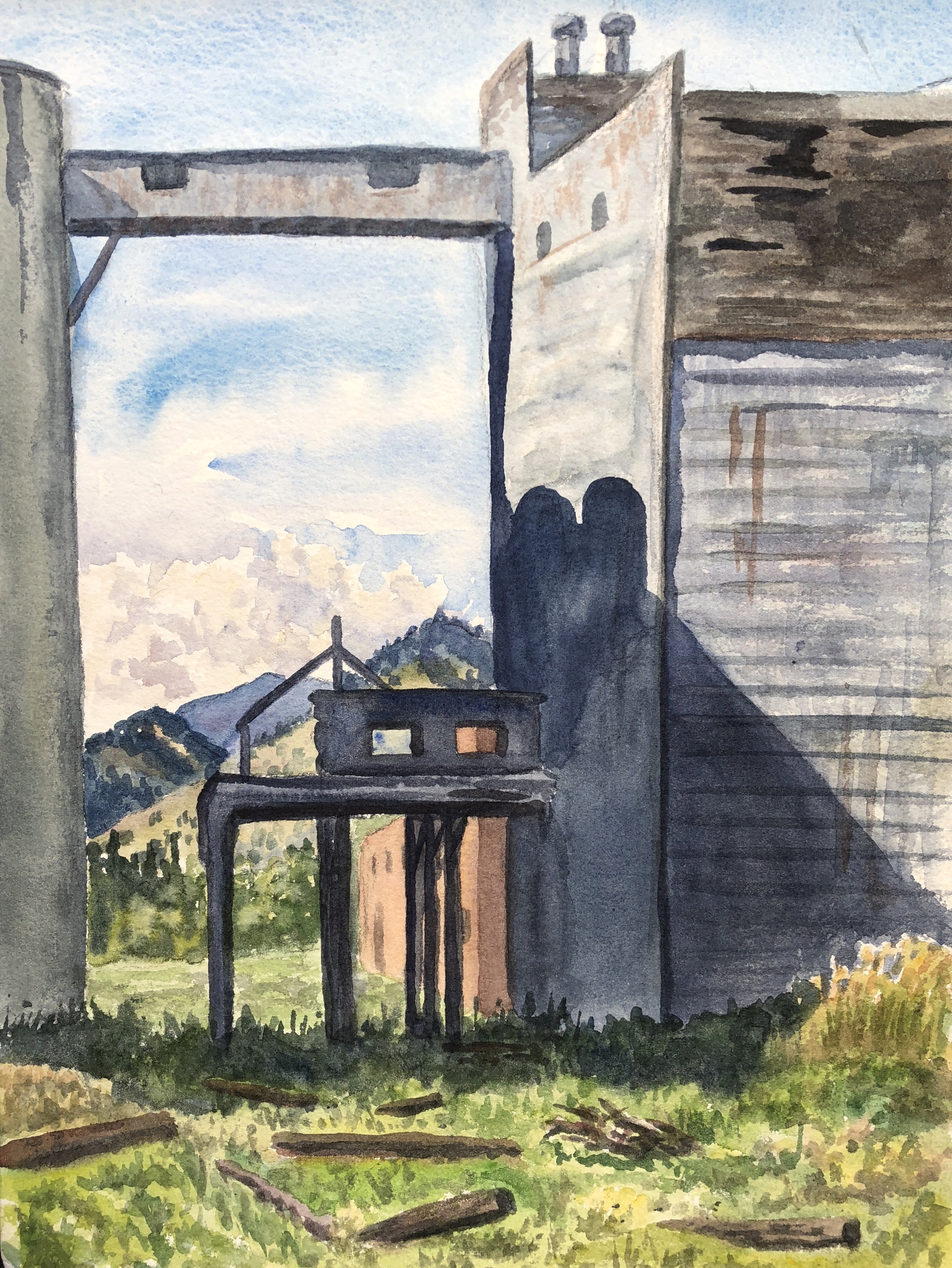 Story Mill, Bozeman (plein air)
12"x16"
