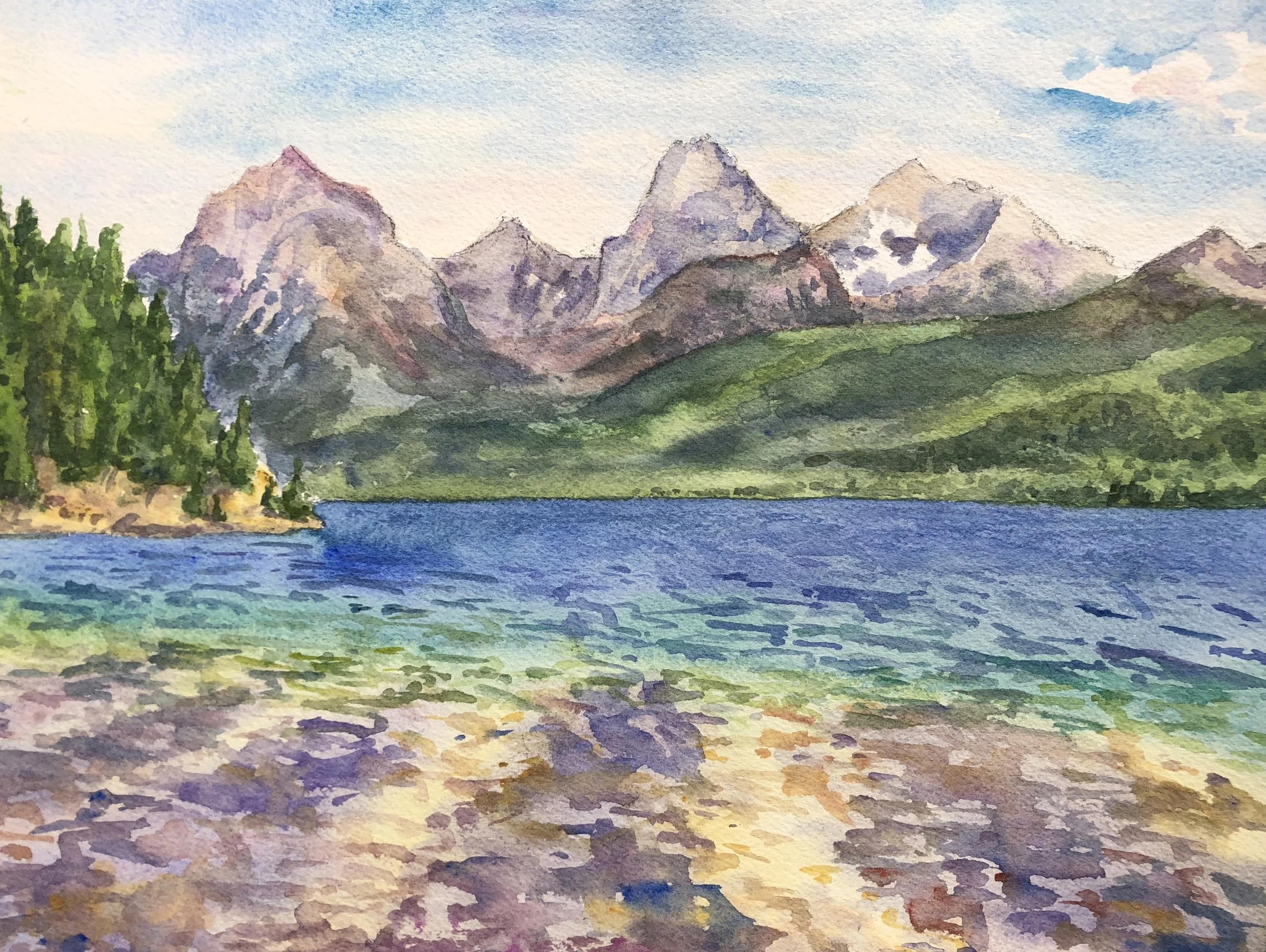 Lake MacDonald, Glacier NP
9"x12"