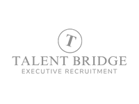Talent Bridge Executive Recruitment logo with a circular emblem featuring a 'T' inside.