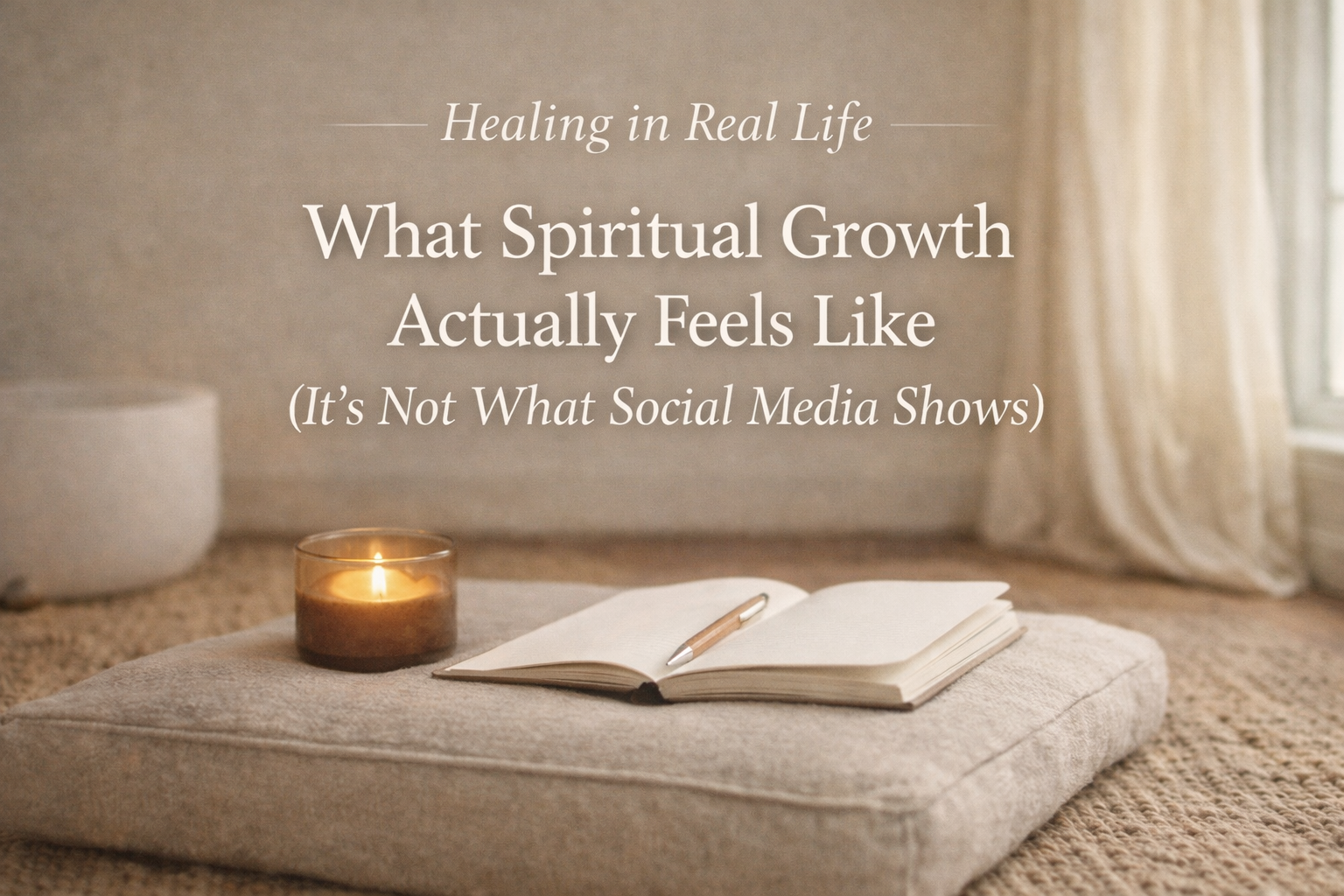 What Spiritual Growth Actually Feels Like(It’s Not What Social Media Shows)</span>