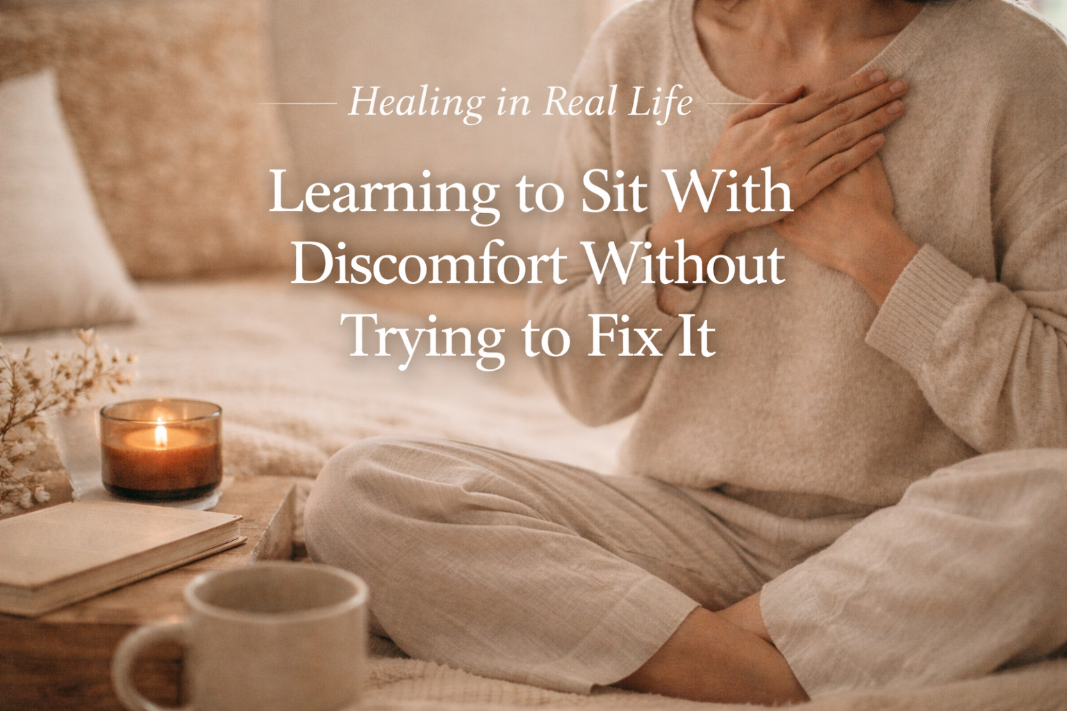 Learning to Sit With Discomfort Without Trying to Fix It</span>