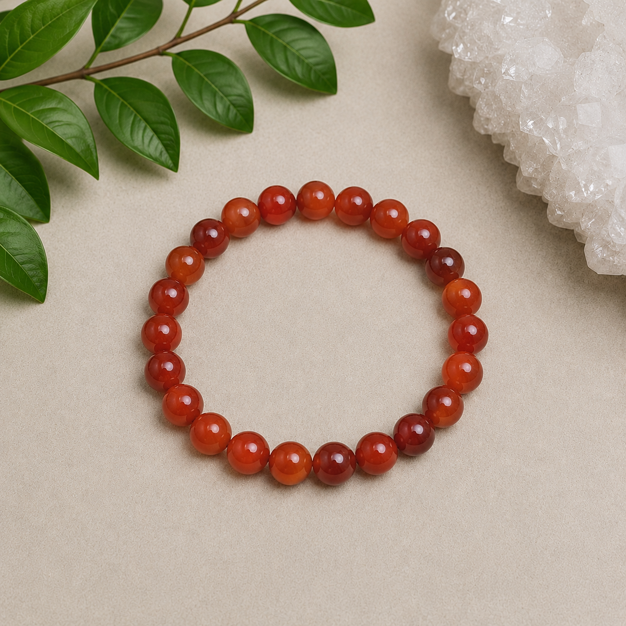 Carnelian Bracelet | 8mm