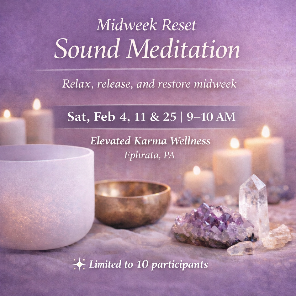 Midweek Morning Reset Sound Bath Feb 4th, 18th, 25th | 9am - 10am