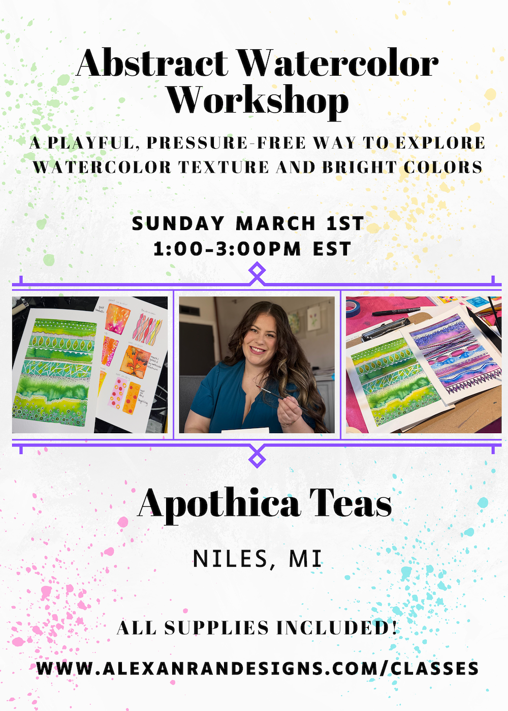 Abstract Watercolor Workshop
