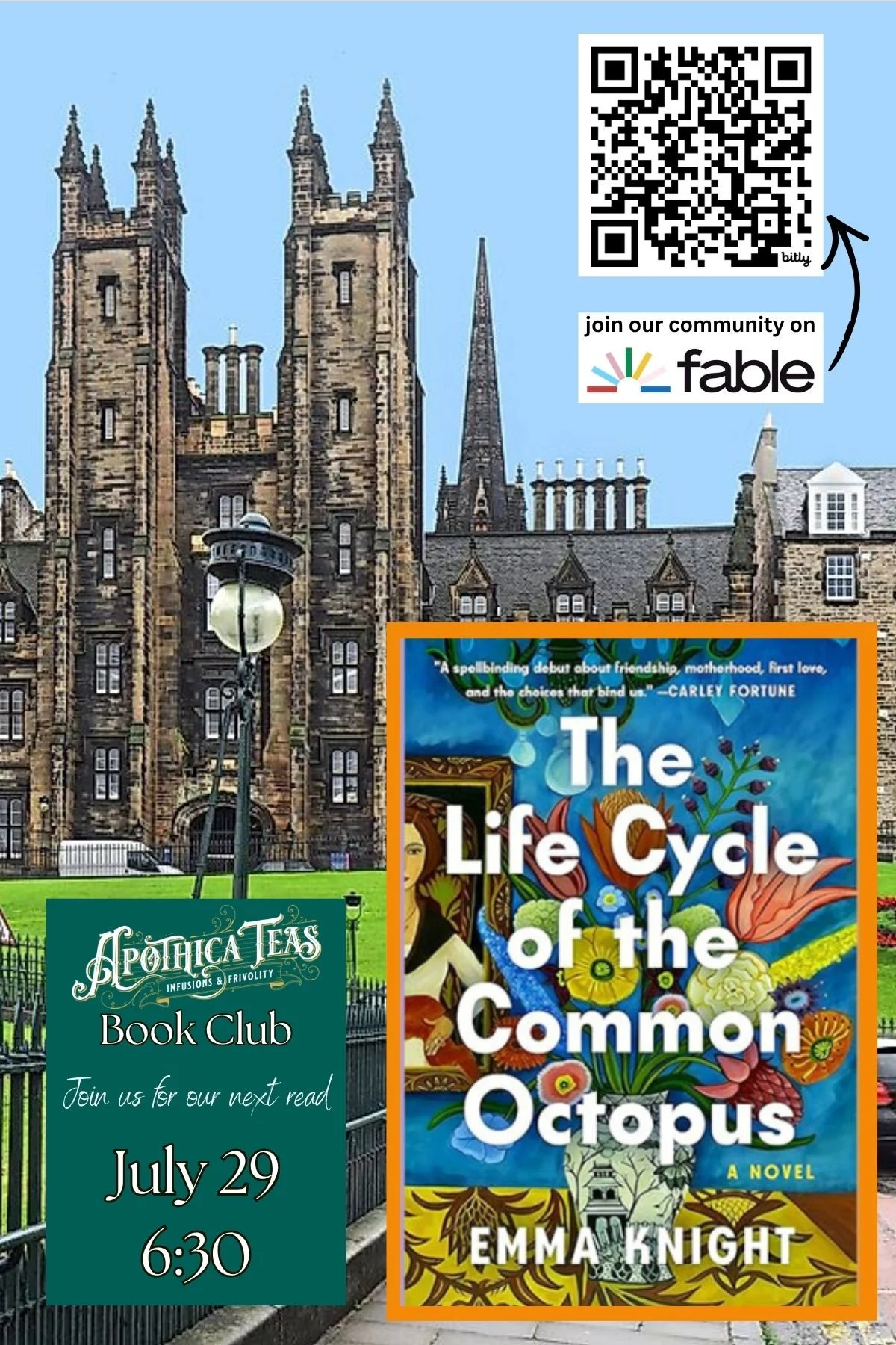 Apothica Book Club - The Lifecycle of the Common Octopus