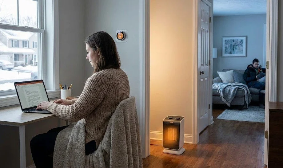 Micro-Heating for Home Office