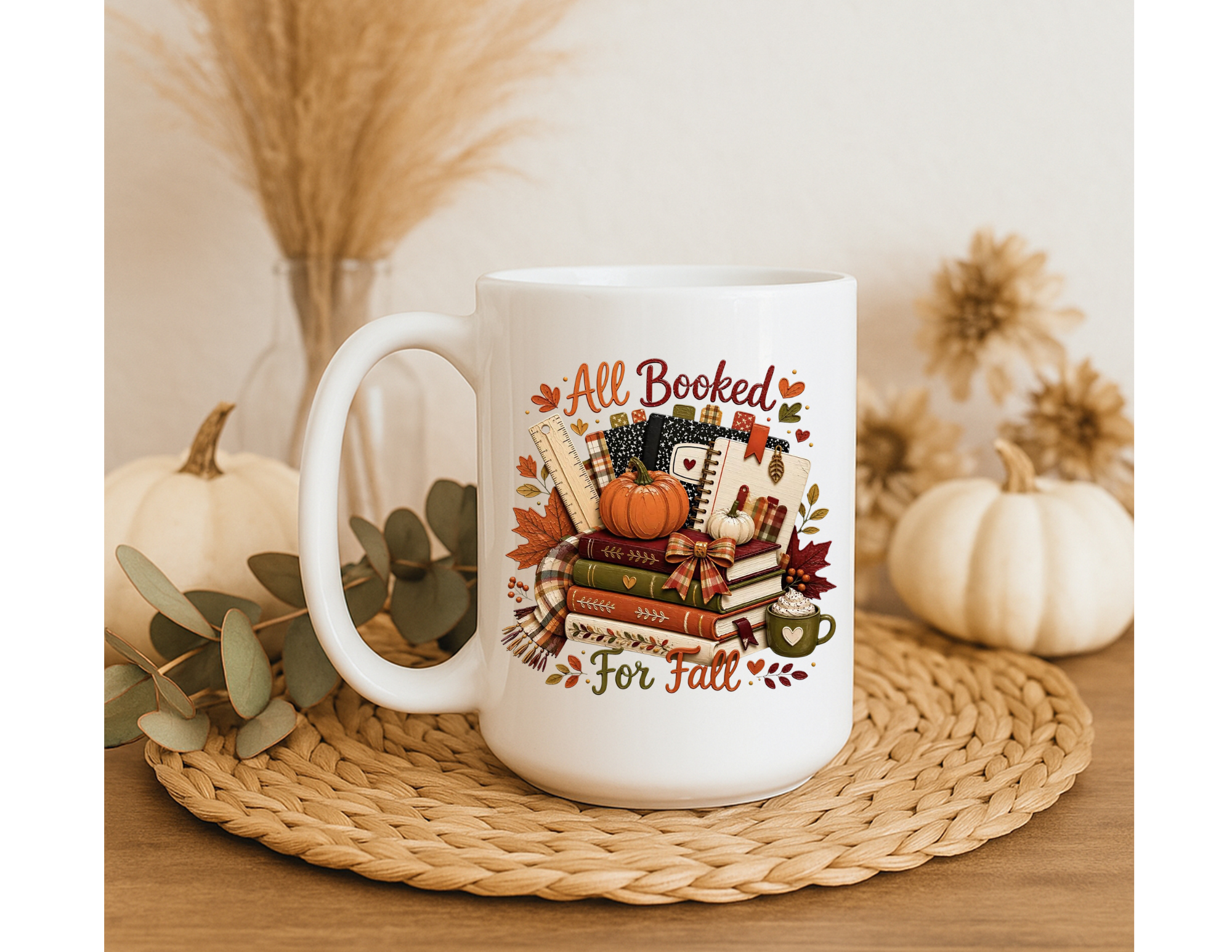 All Booked for Fall 15oz Mug