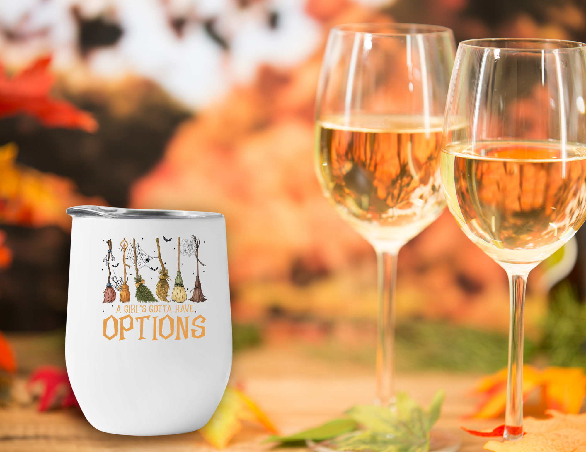 Girls Options 12oz Wine Tumbler