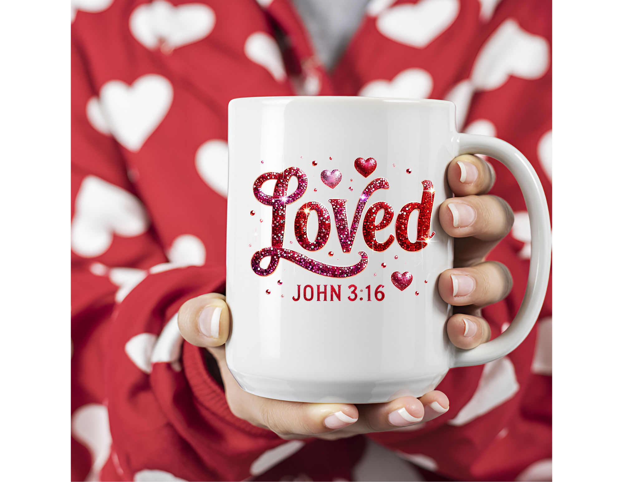 Loved John 3:16 15oz Ceramic Mug