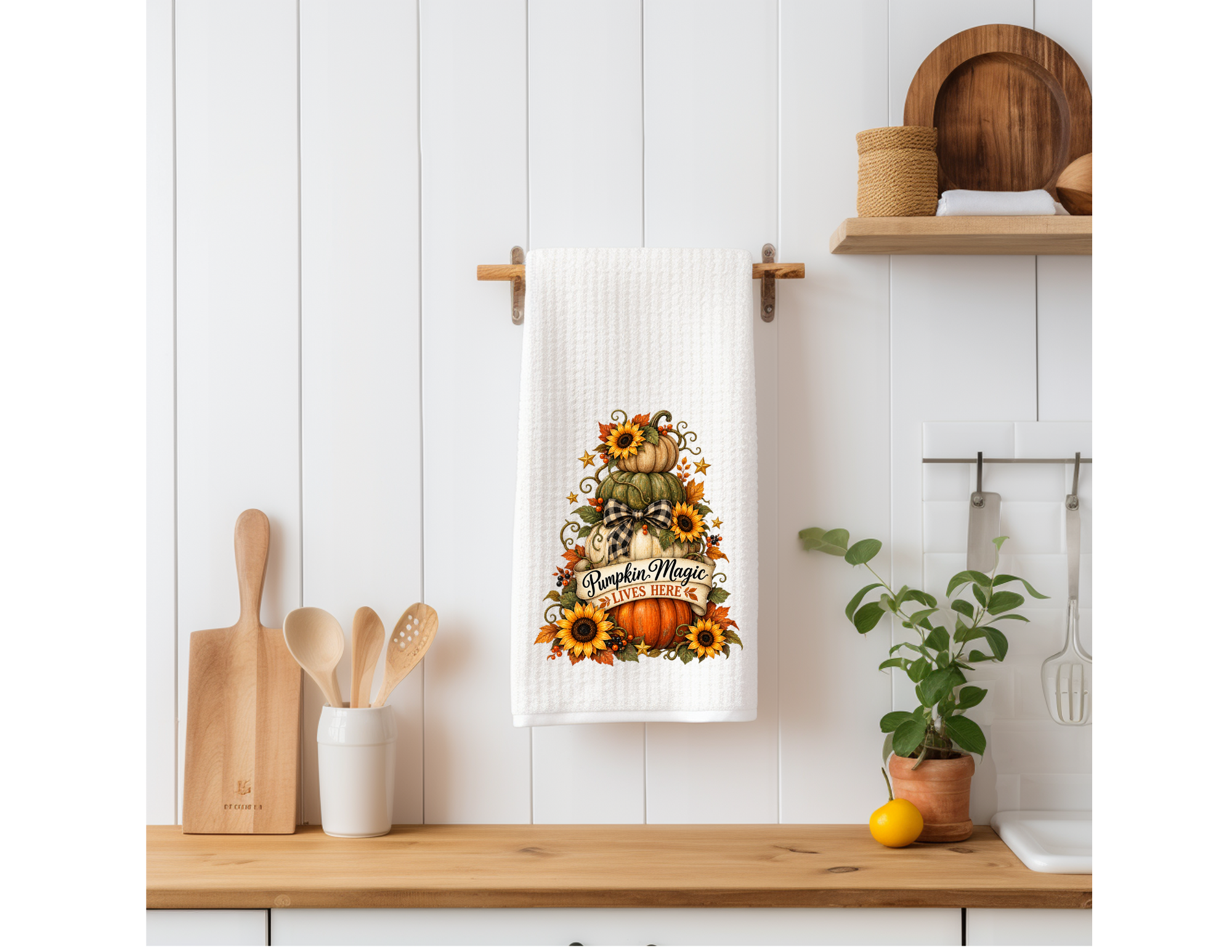 Pumpkin Magic Kitchen Towel
