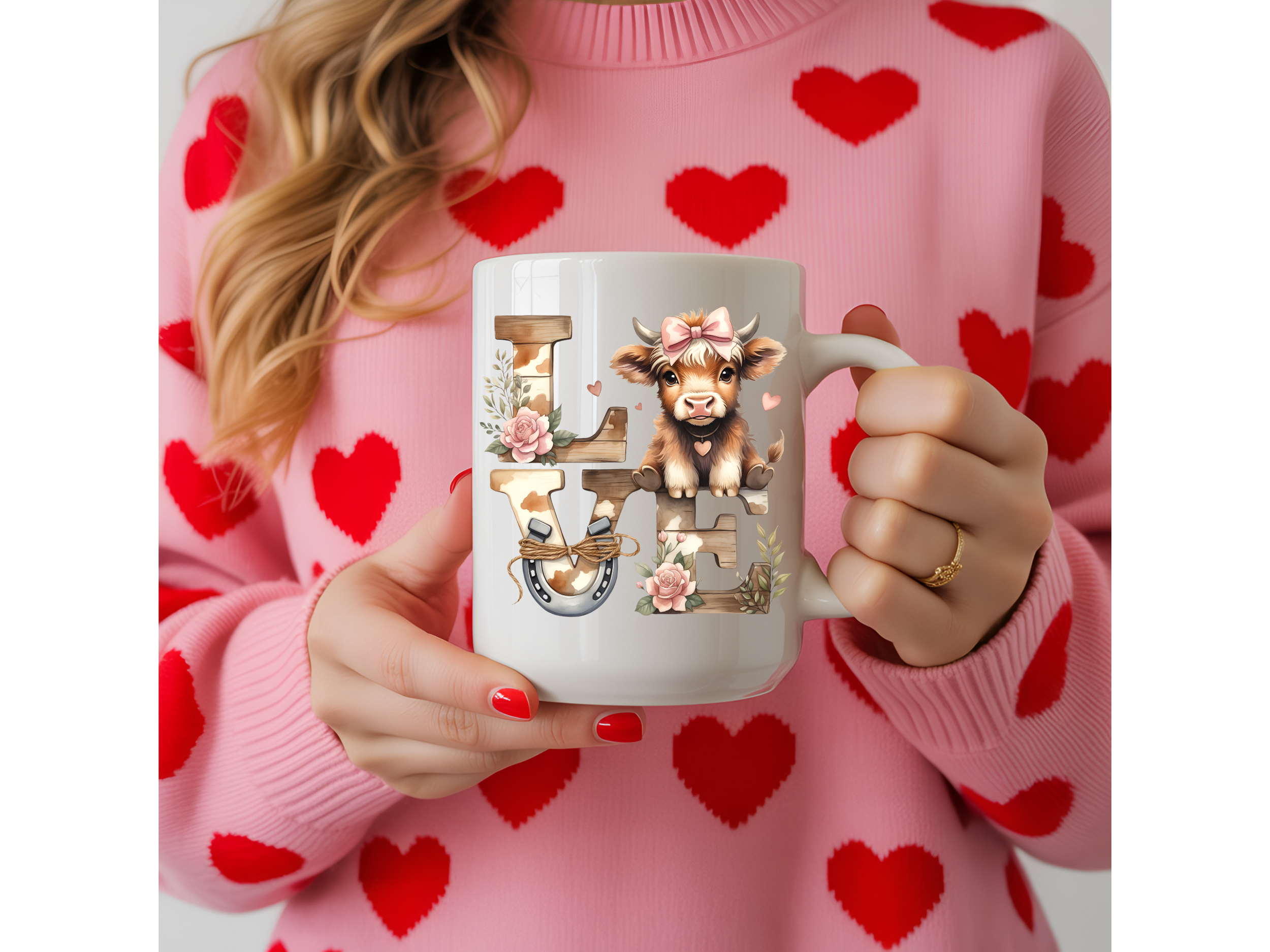 Cow Love 15oz Ceramic Mug
