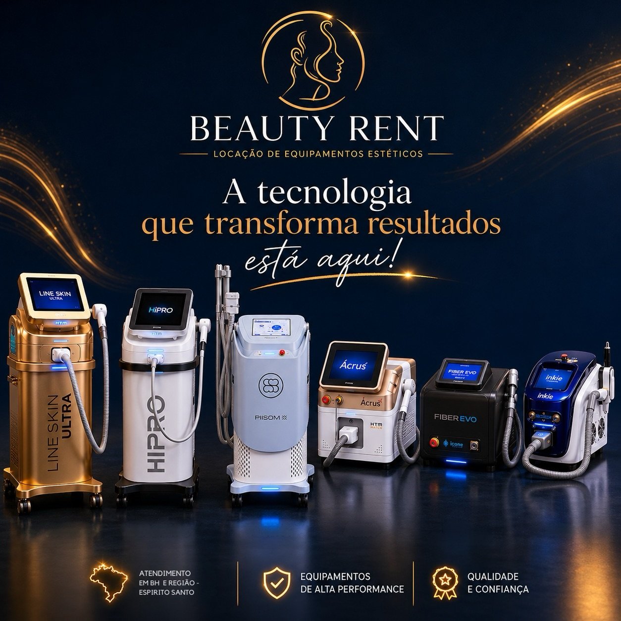 Tecnologia de ponta. Resultados reais. Loca&ccedil;&atilde;o sem complica&ccedil;&atilde;o.

Na Beauty Rent voc&ecirc; encontra equipamentos modernos para elevar o n&iacute;vel dos seus atendimentos com mais seguran&ccedil;a, previsibilidade e experi