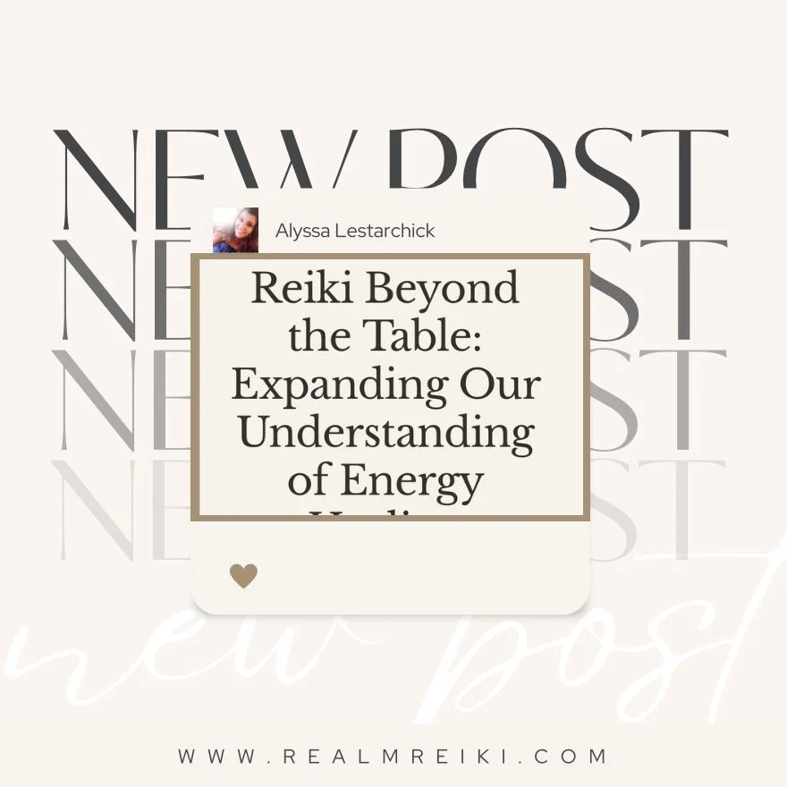 Most people picture Reiki as someone lying on a table with hands hovering over them. But Reiki flows far beyond that 🌿✨ &mdash; it can heal across distance, support relationships, and bring peace to life&rsquo;s biggest transitions.

I&rsquo;ve been