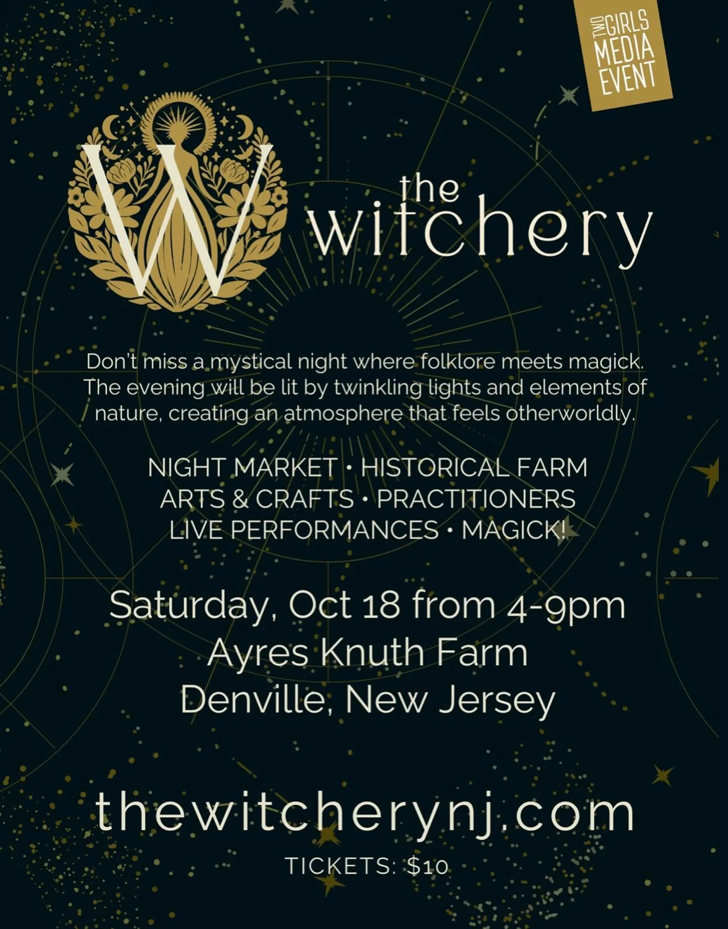✨ This Saturday | 5&ndash;9 PM | The Witchery Event ✨

Come find us at The Witchery Festival for an evening filled with calm energy, creativity, and connection.
I&rsquo;ll be offering:
💎 Reiki-blessed semi-permanent jewelry &mdash; wearable energy p