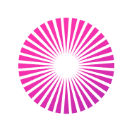 Purple circular pattern with radiating lines from center