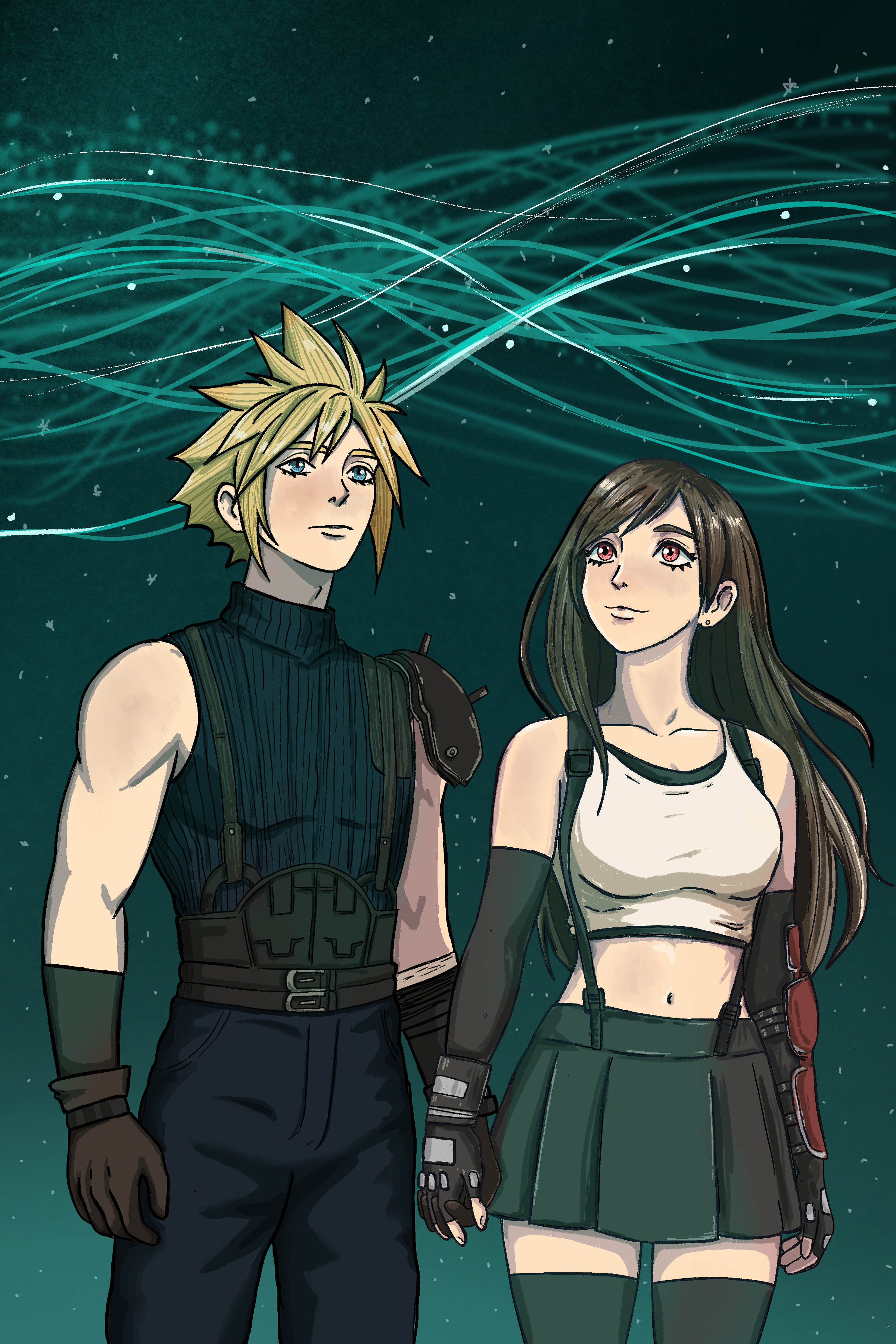 cloud & tifa of final fantasy 7 (2025)