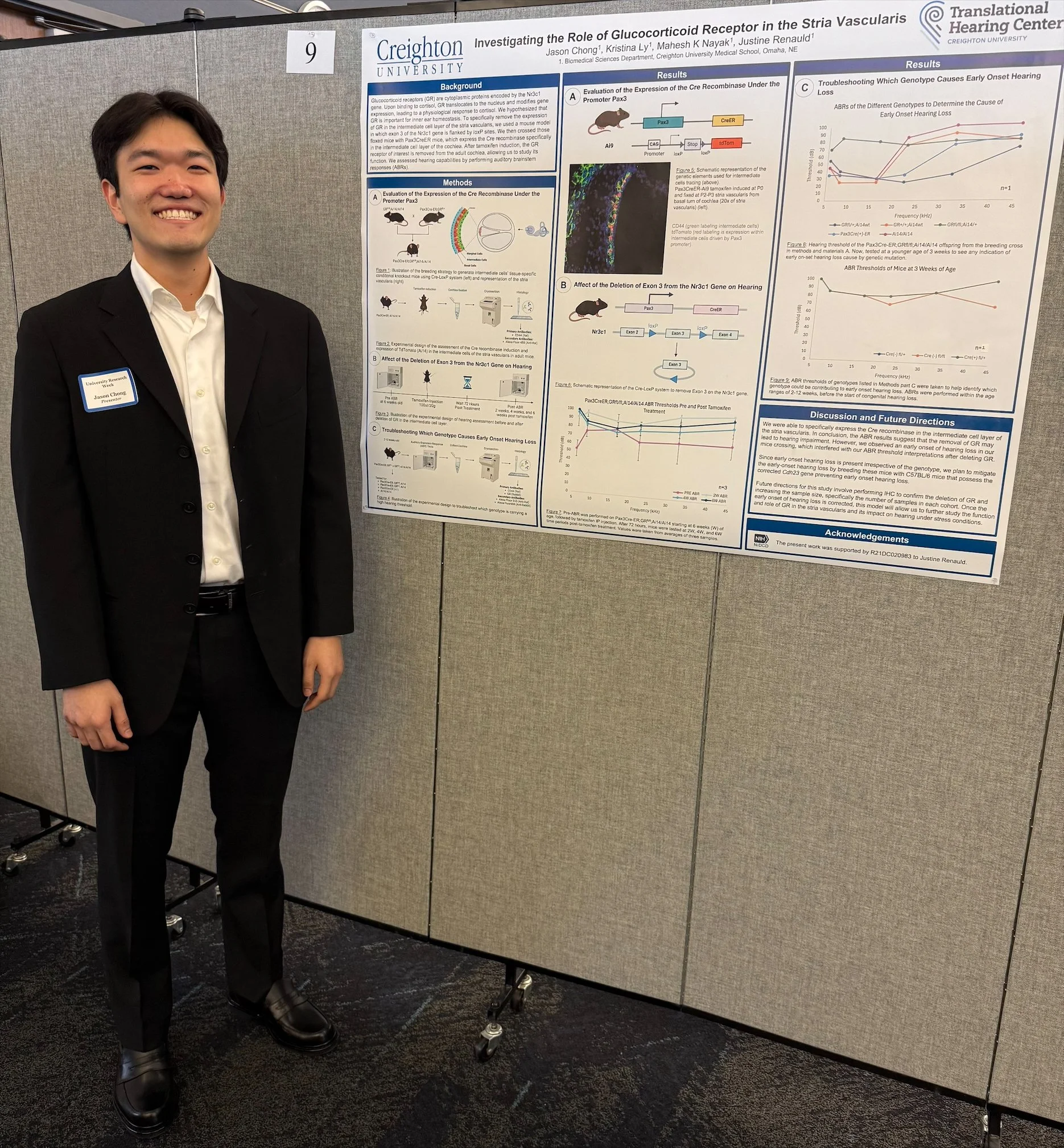 Congratulations on your poster Jason