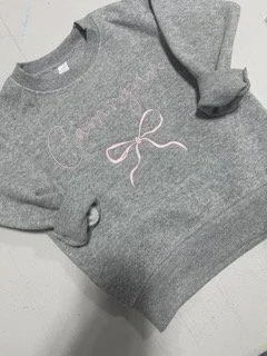Full Front Bow Sweatshirt