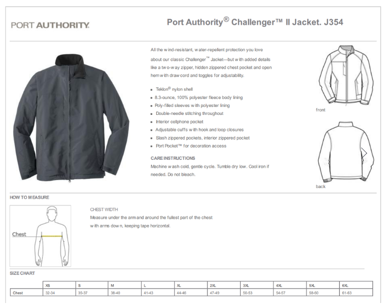 Challenger II Jacket Spec Sheet.png