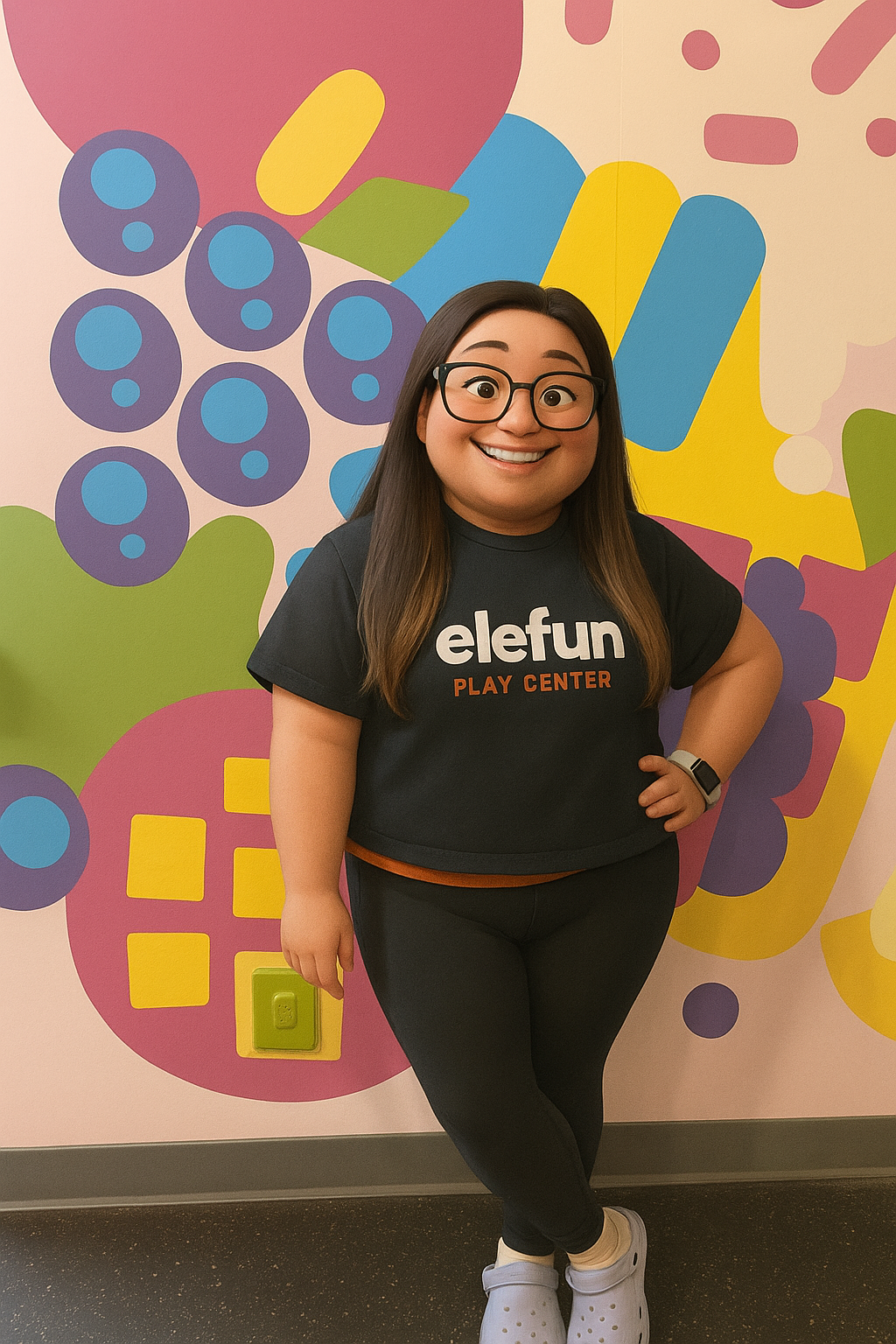 Indoor, play center member in Elefun