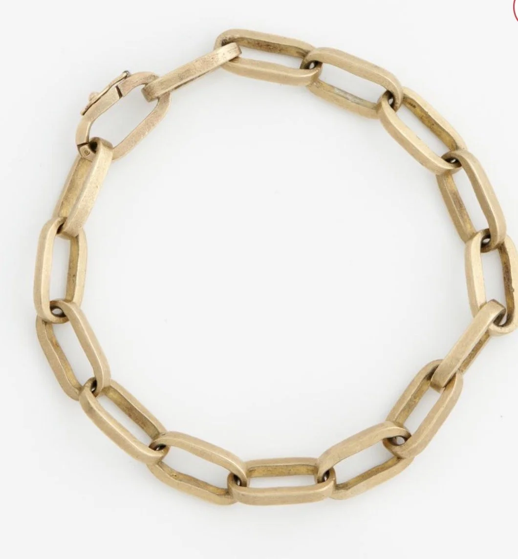 Vintage Curb Link Bracelet | 9K Yellow Gold