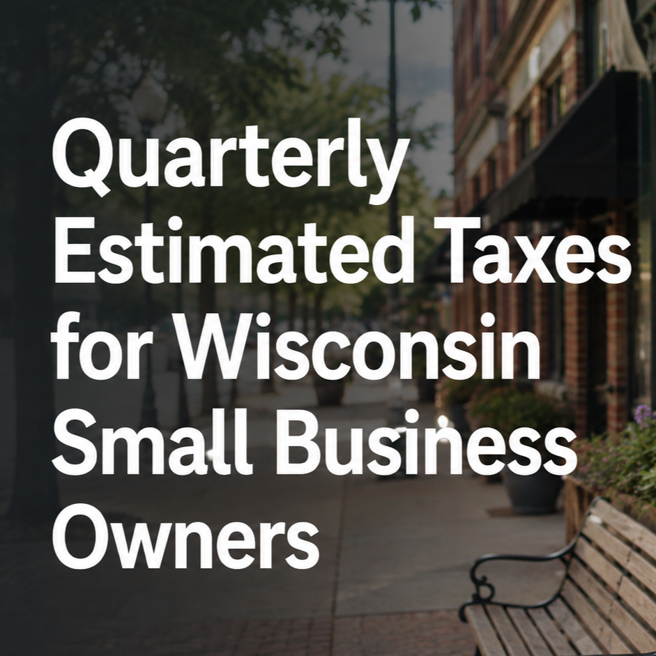 Quarterly Estimated Taxes for Wisconsin Small Business Owners