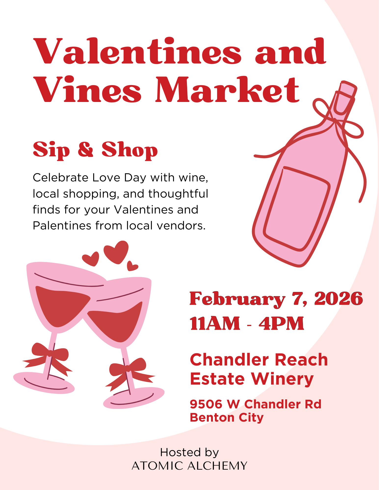 Valentine's and Vines Market