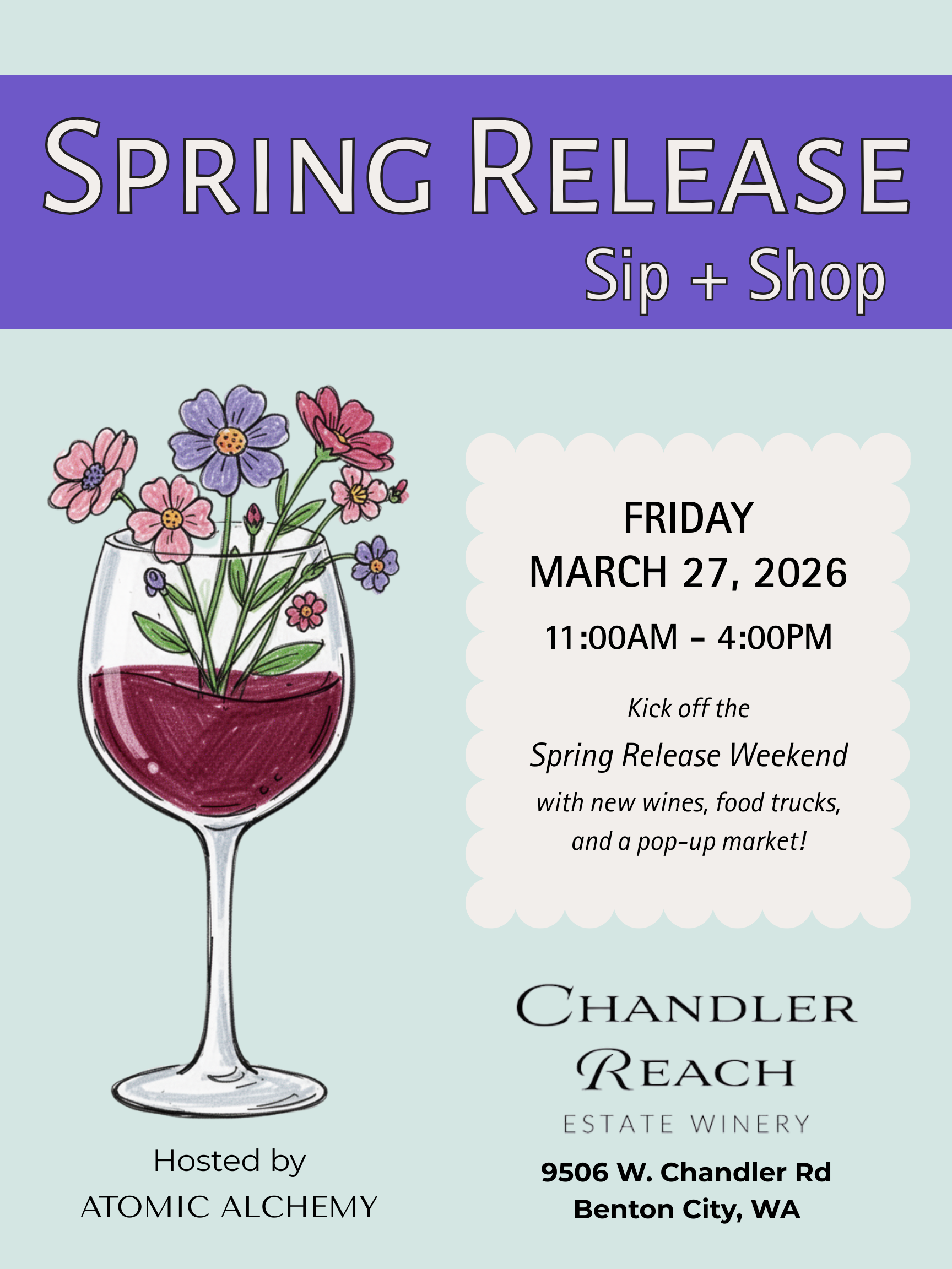 Spring Release: Sip &amp; Shop