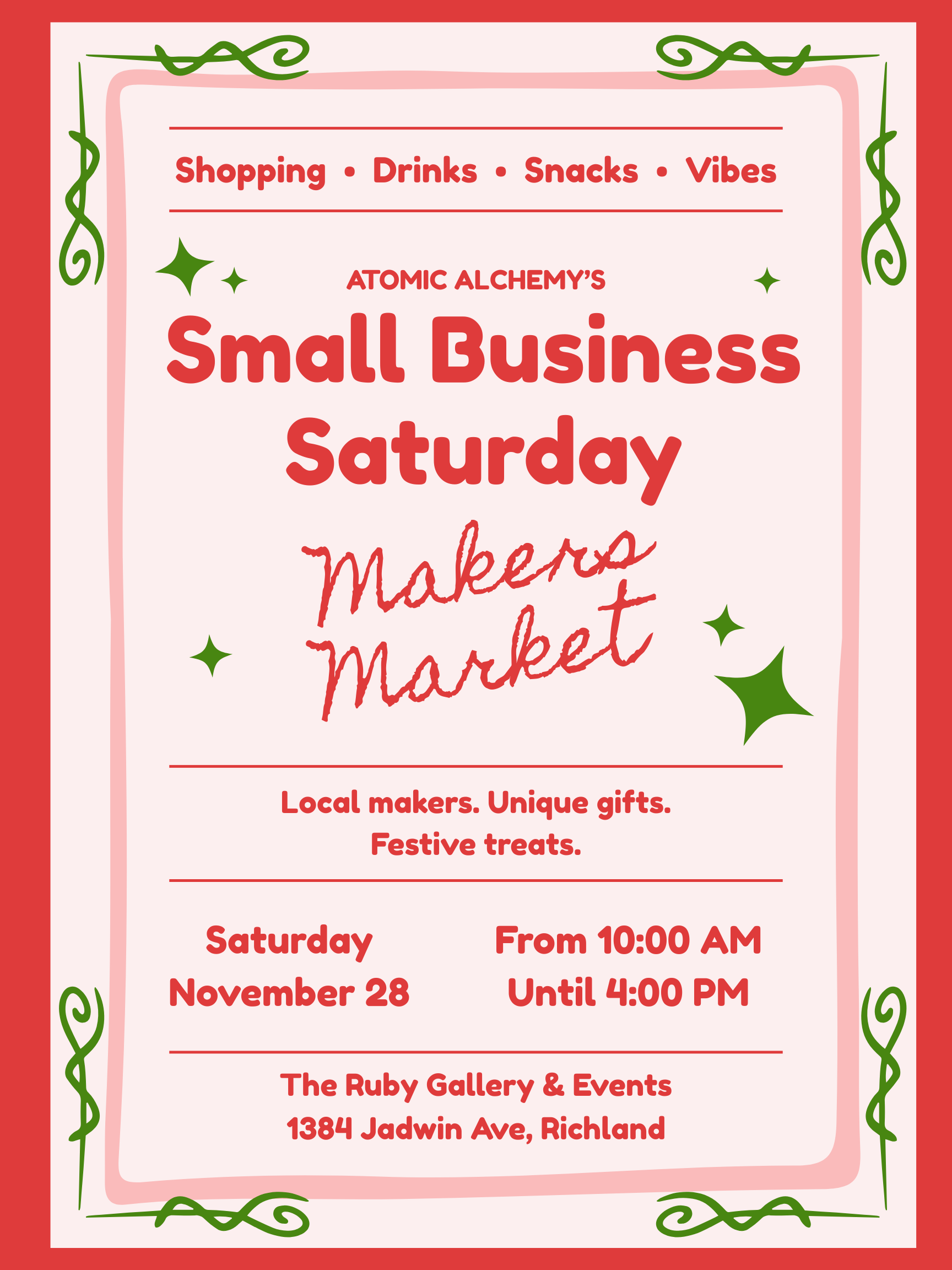 Small Business Saturday Makers Market