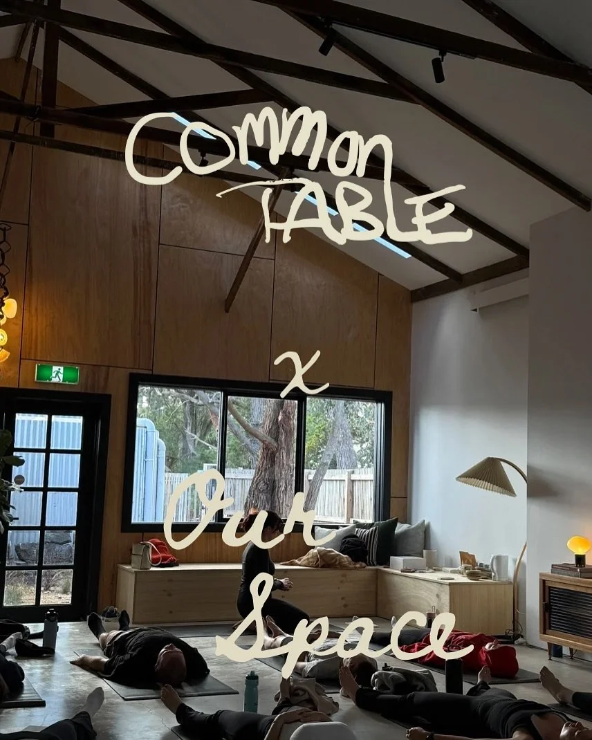 Join us for the spring edition of Pin to Plate - a collaboration by Common Table + Our Space. 

Our inaugural Pin to Plate will take place next month at The Studio &amp; Co. You&rsquo;re invited for a grounding flow, restorative acupuncture and a sha