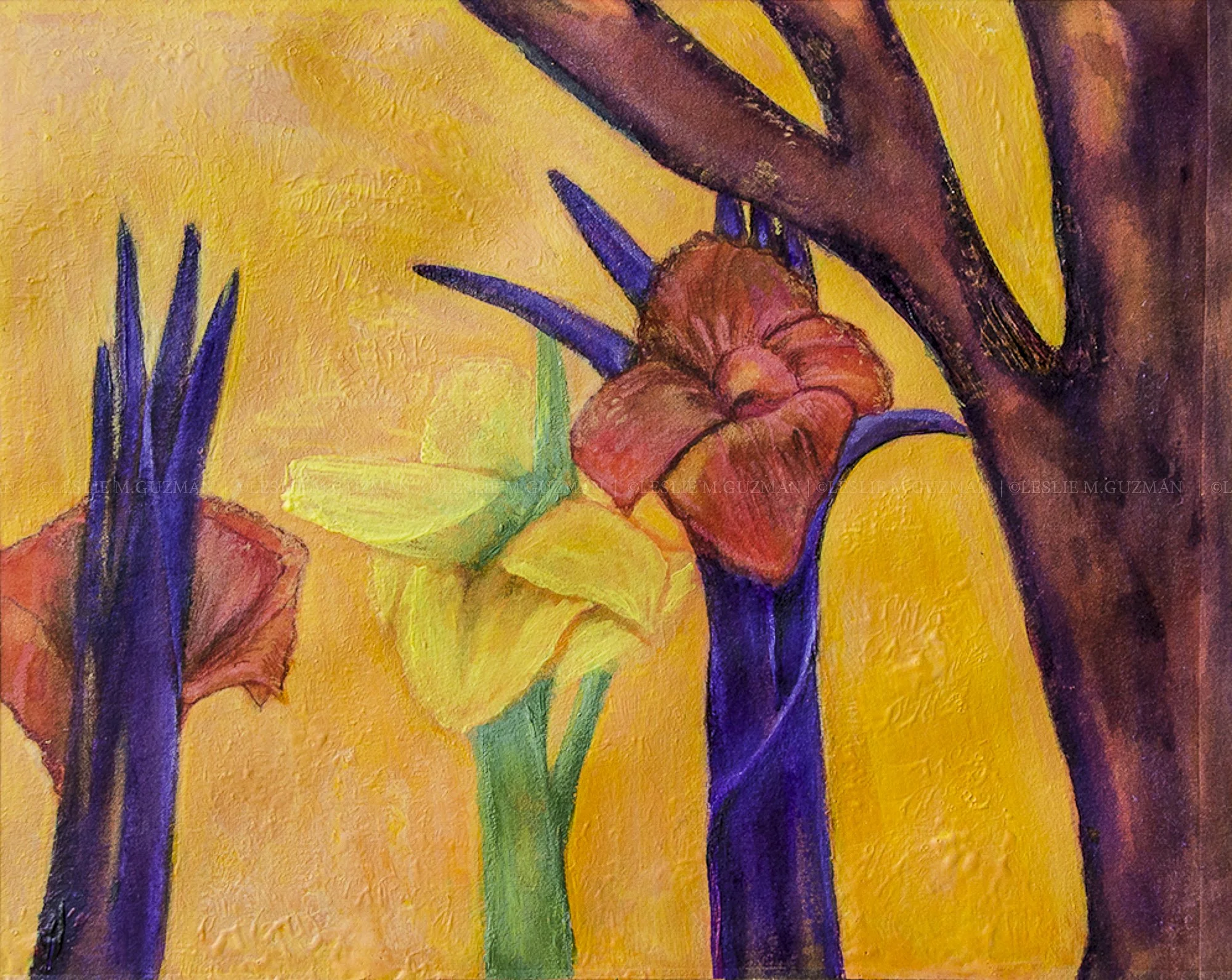 Printmaking - College:Fragments Series - Color & Flora - Leslie M. Guzman.jpg