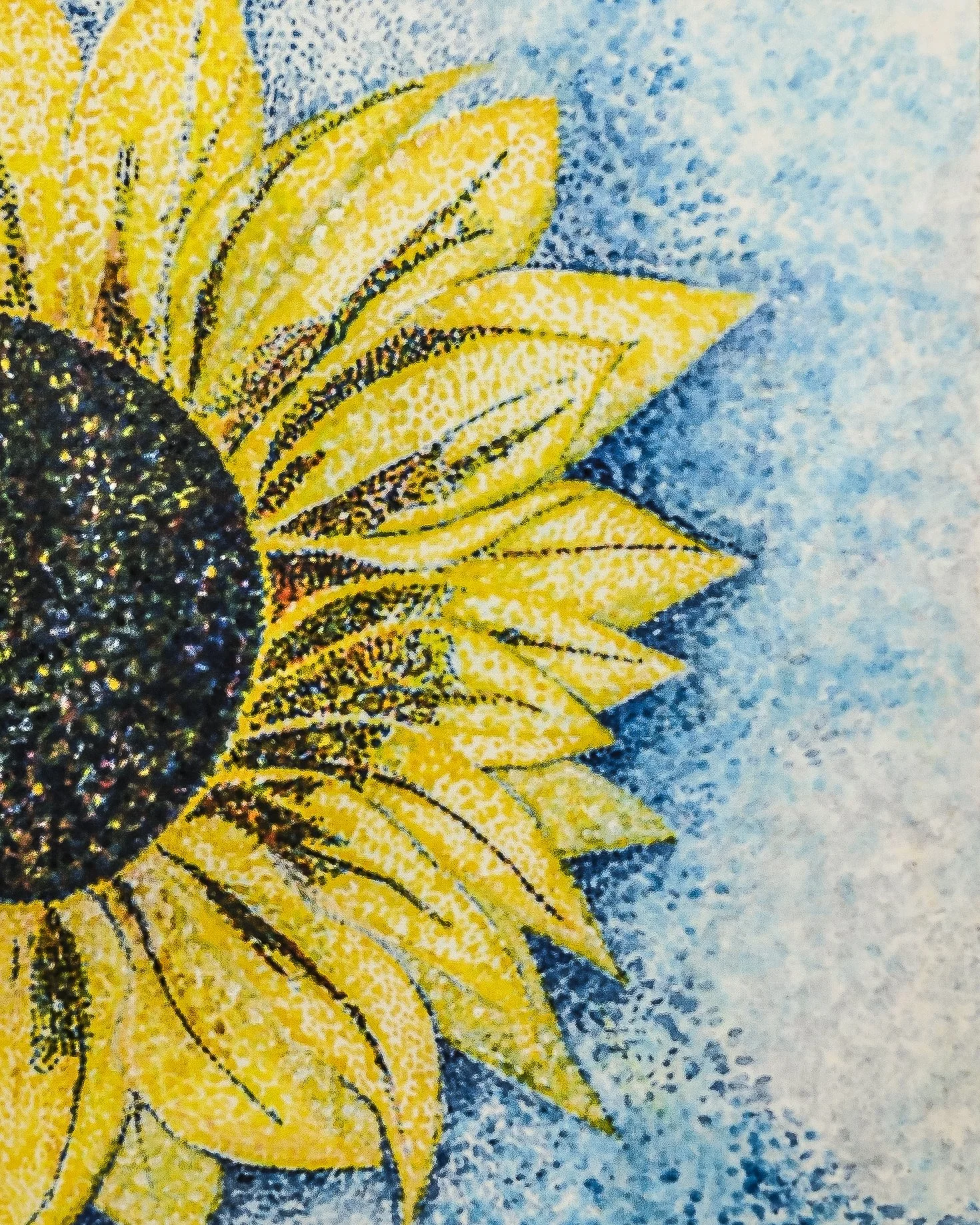 Paintings - Pointalism Study -  Floral Series - Leslie M. Guzman.jpg