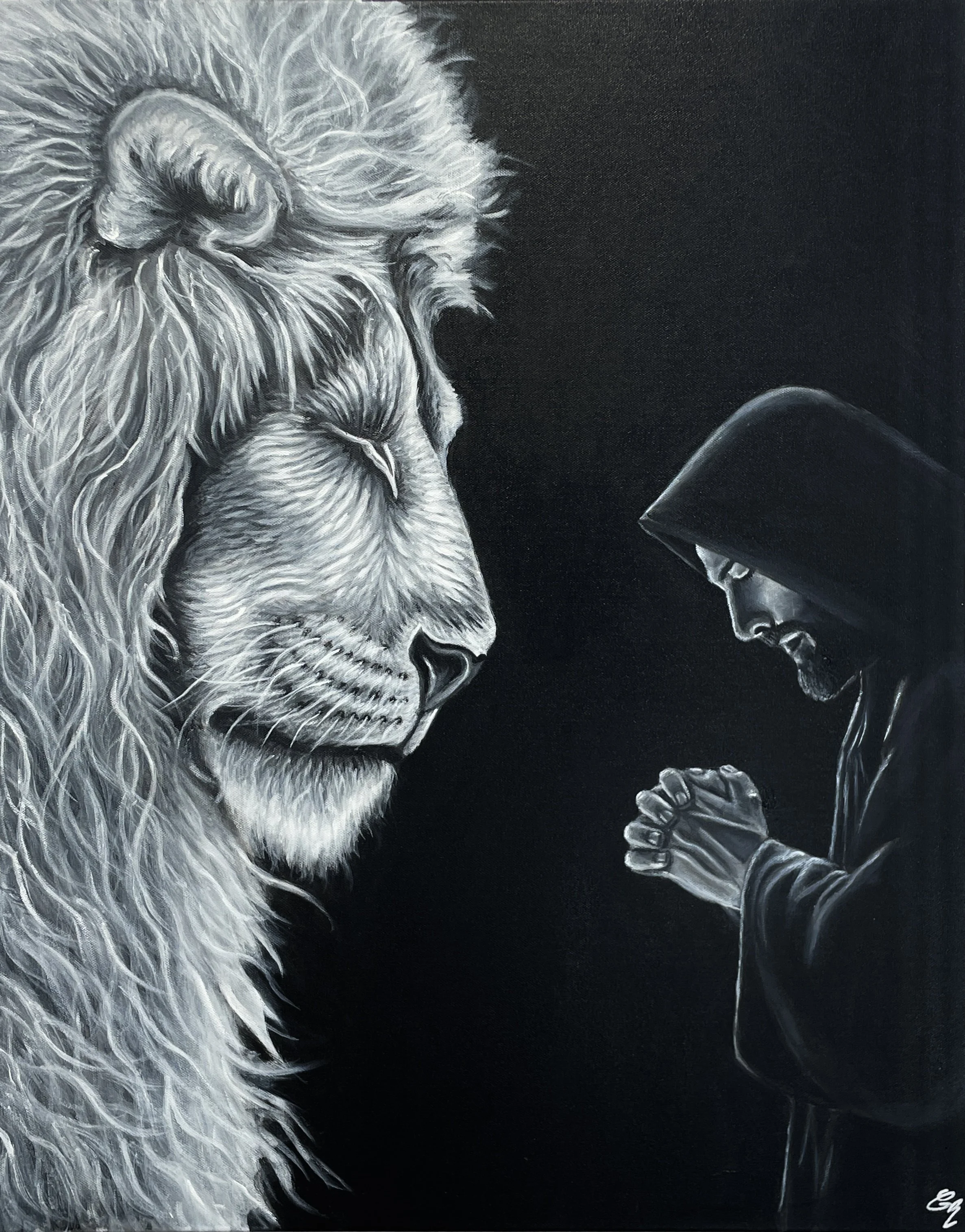 "He Is The Reason" - Acrylic Paint.___It is this religious life that we can abide in that is morally good and holy, but if we don’t have a relationship with Our Heavenly Father, Christ Our Lord, and the Holy Spirit, all we are doing is following reli