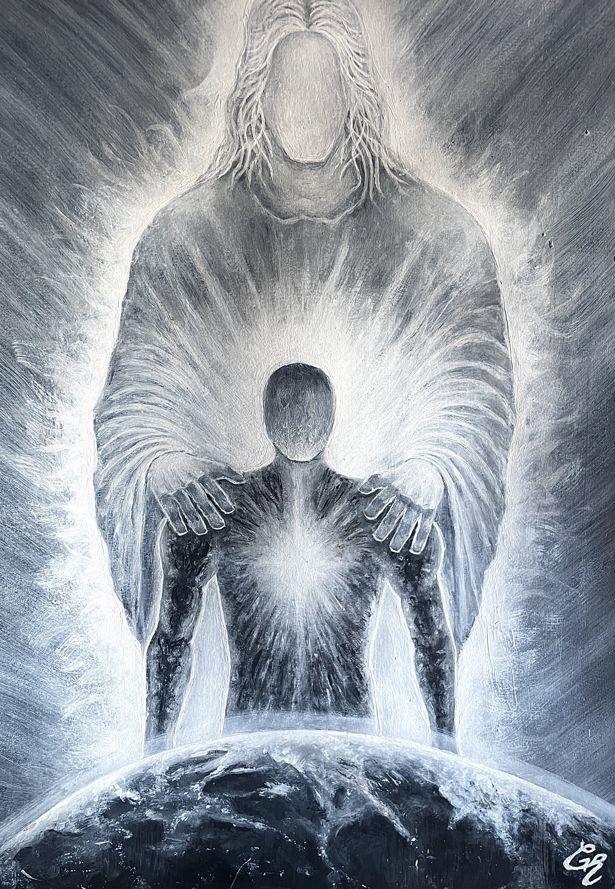 Title: “Belonging” - Acrylic Paint.
_
There’s a truth that resonates within the soul, truer than most things in this world that have been told.
_
Here’s a set of some truths: Heavenly Father is the Original Father who didn’t need us, but lovingly cre