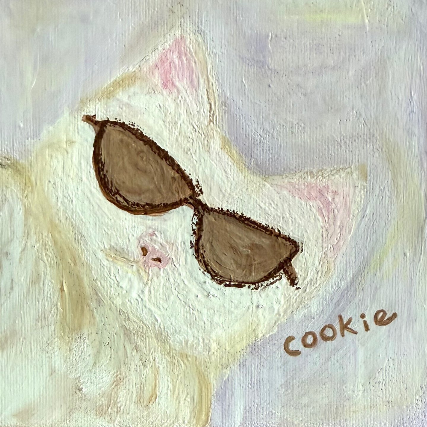 cookie, 2026



acrylic & oil pastels on canvas                                90 x 116cm