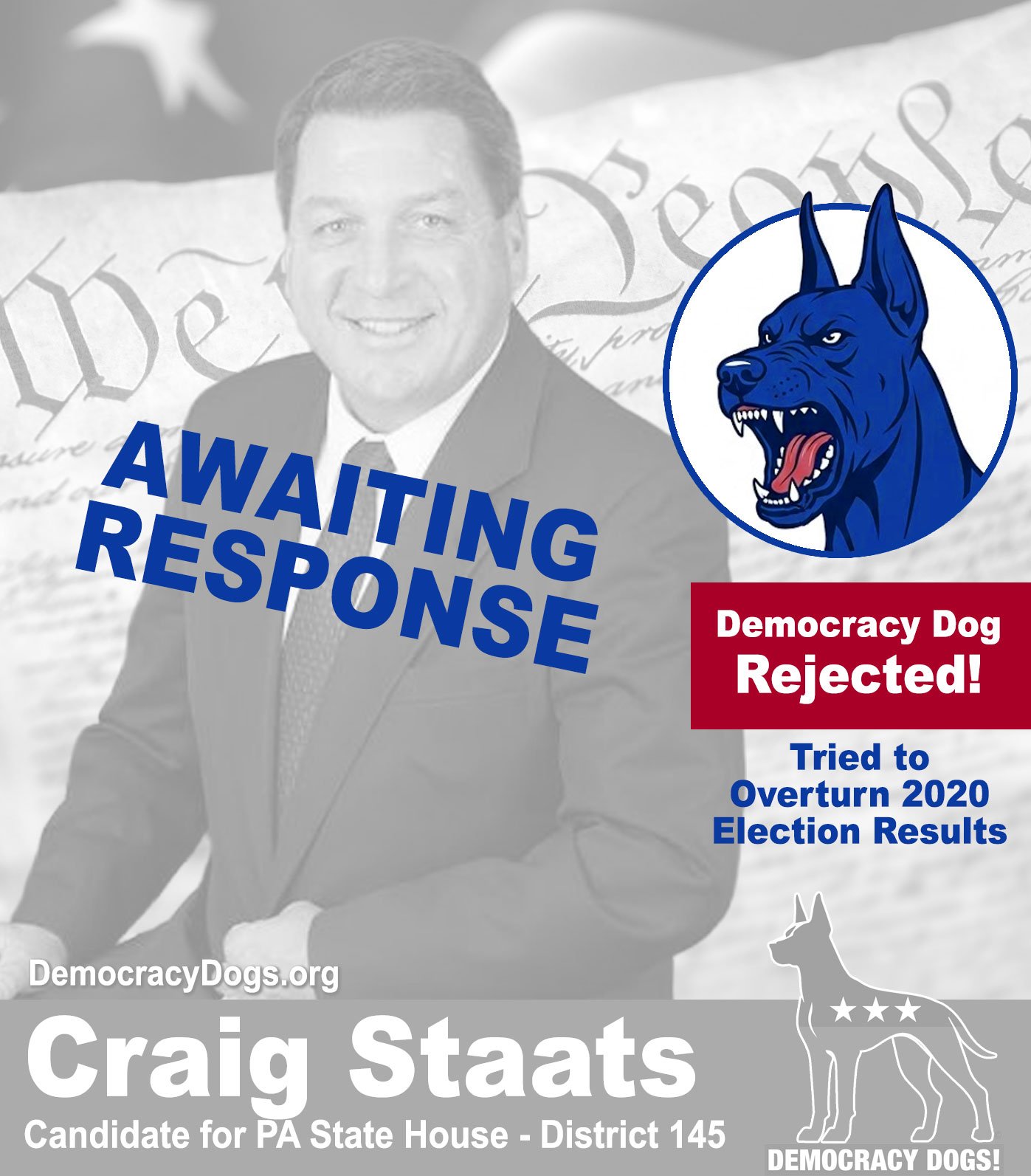 Craigs Staats grayed out image poor rating on election reform