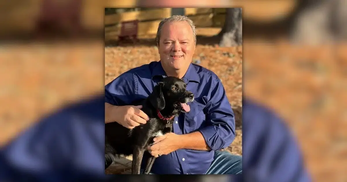 Rob Strickler Congressional Candidate with dog Nessie