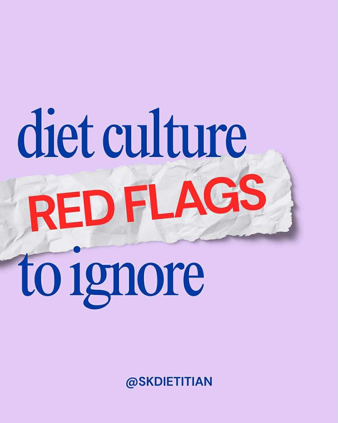Just a handful of gross diet culture red flags that I&rsquo;ve seen online or have been asked about clinic recently. You caught me in a mood so let&rsquo;s call them out👋

✗ Equating health with how you look 

✗ Telling you to go 5+ hours without fo