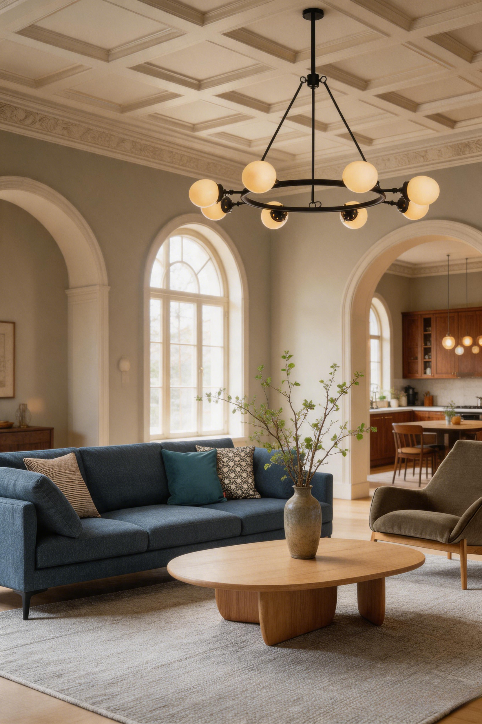 A Glass Ball Chandelier That Earns Its Place in Any Room