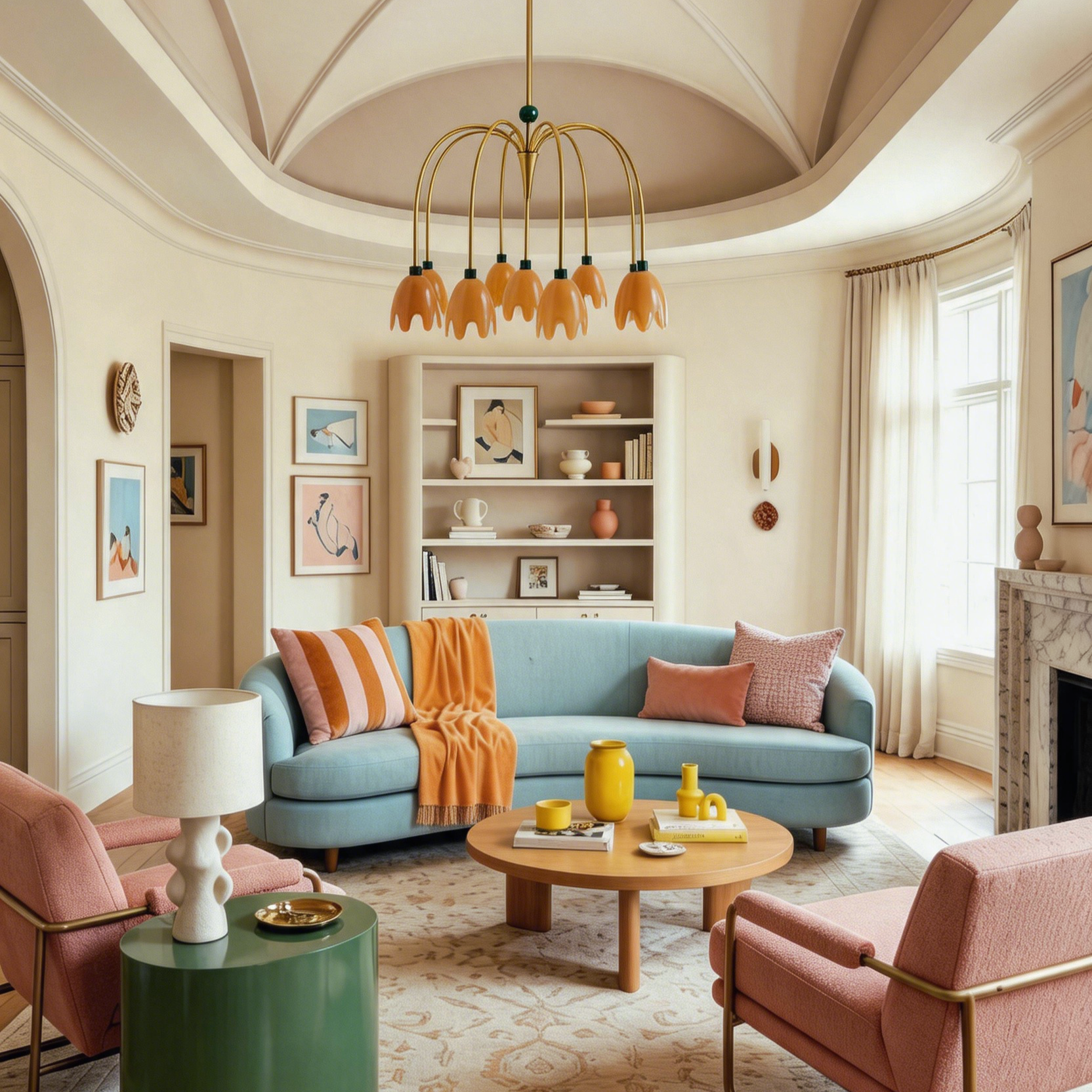 How Do You Make a Bold, Colourful Living Room Look Expensive - Not Chaotic?