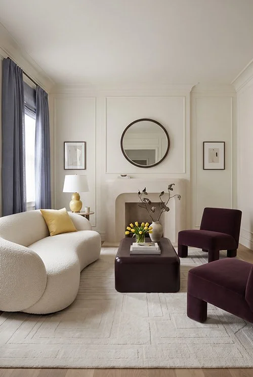 How to Style a Low-Profile Hollywood Regency Living Room With Quiet Luxury Appeal