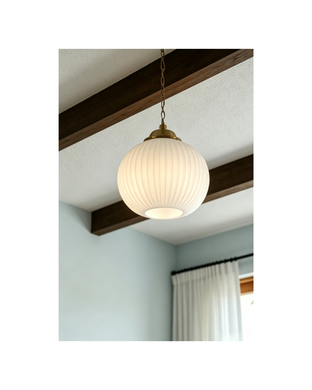 KCO Lighting Mid Century 1-Light Globe Pendant Light