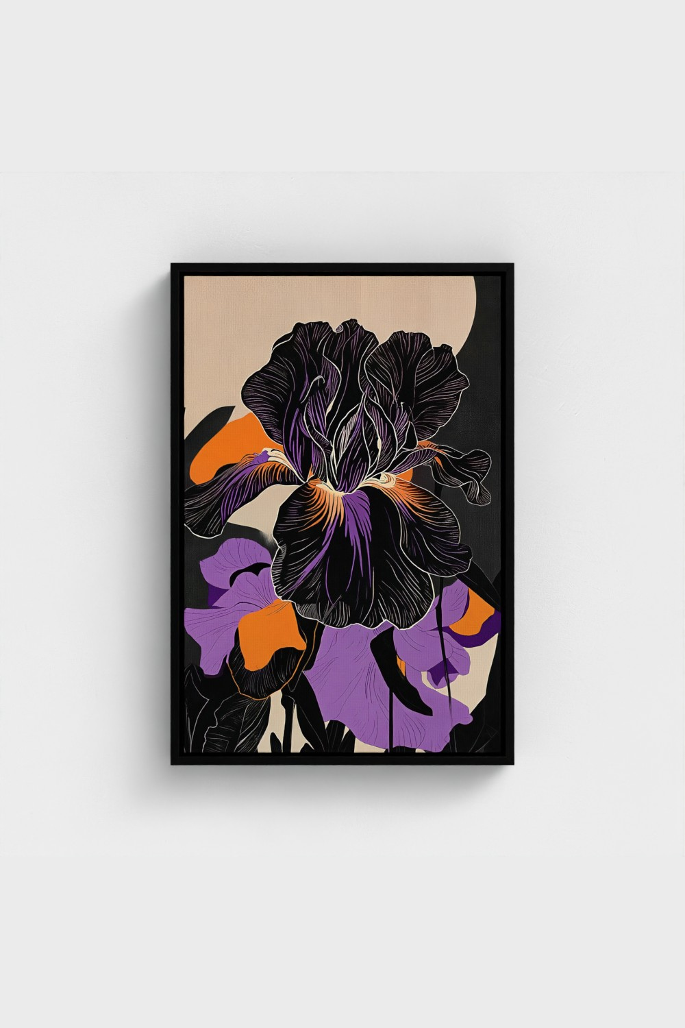 Abstract Magic Iris Float Framed Canvas 3.png