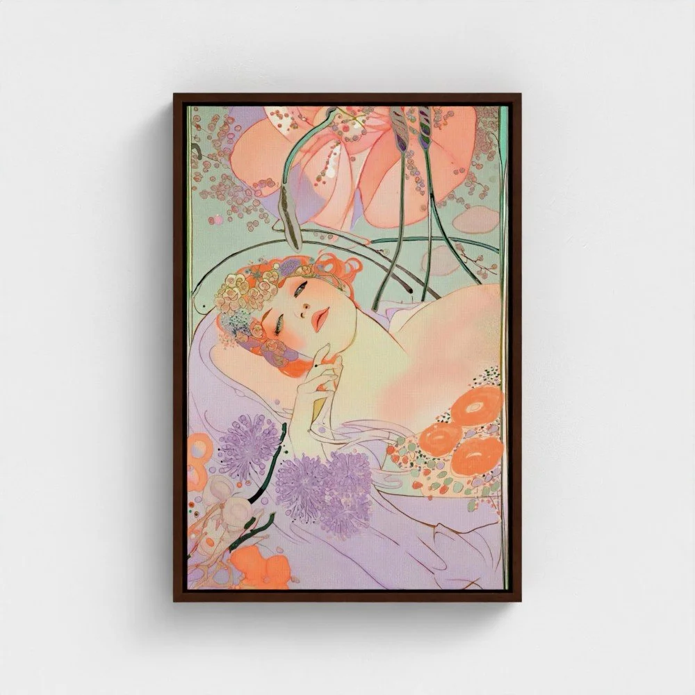 Encounter in The Flower Garden-16X24-wrap_mirrorwrap-color_brown-orientation_portrait.jpg