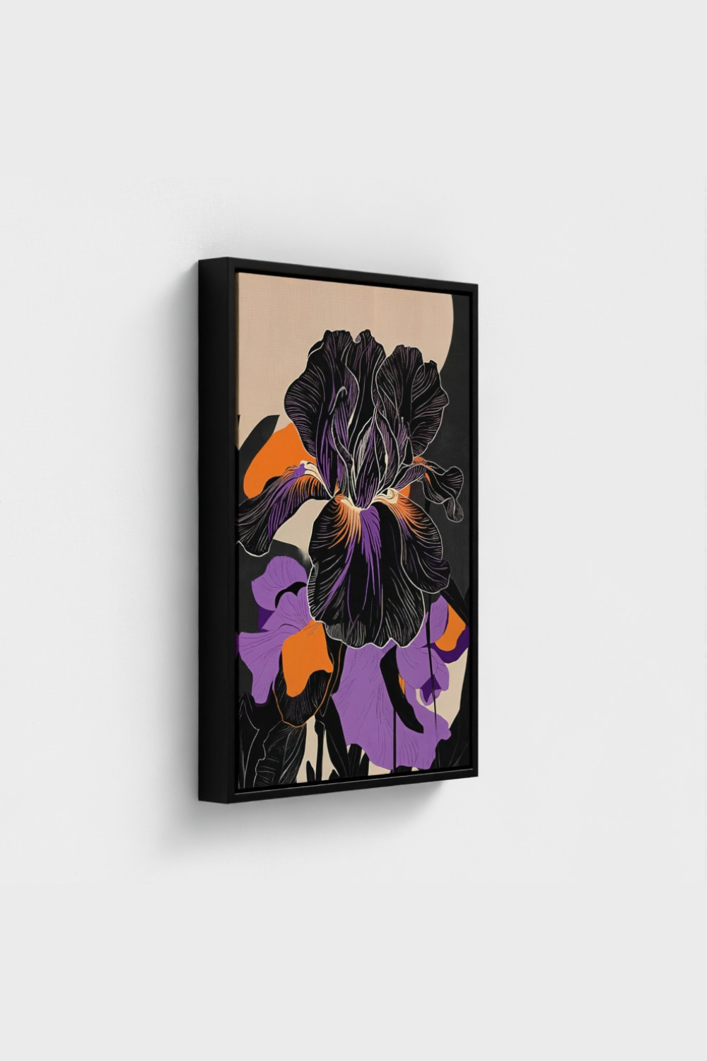 Abstract Magic Iris Float Framed Canvas 4.png