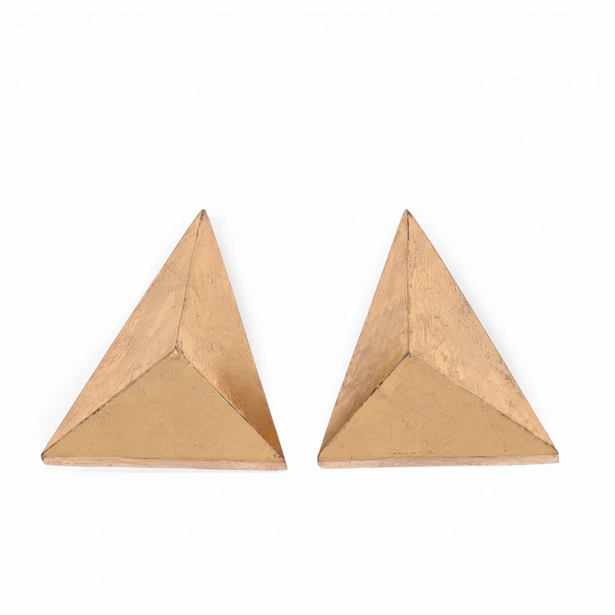 
Monies triangle-shape earrings