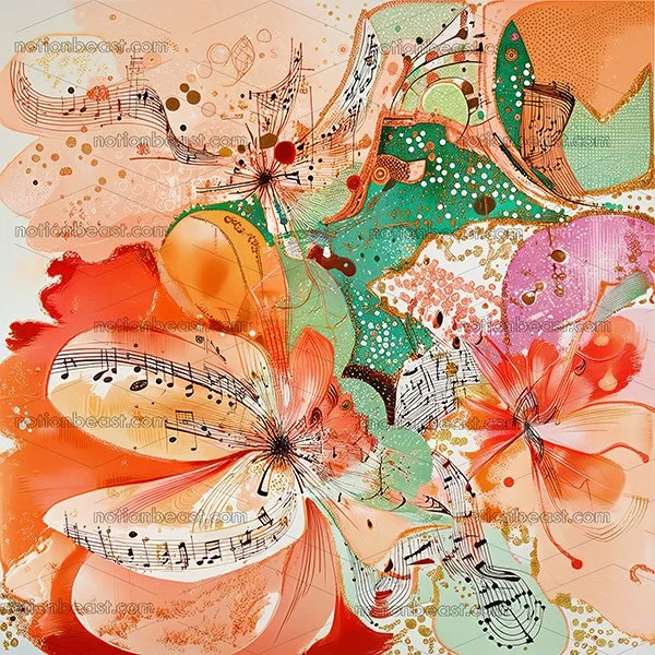 Fantasy Music Floral Journey